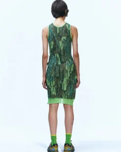 Andersson Bell Grunge Sleeveless Knit One Piece Atb888W(Khaki)-Women Dresses