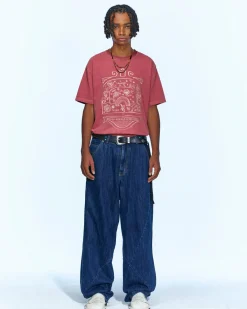 Andersson Bell Huge Boy Wide-Leg Jeans Apa646M(Blue)-Men Trousers
