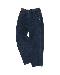 Andersson Bell Huge Boy Wide-Leg Jeans Apa646M(Blue)-Men Trousers