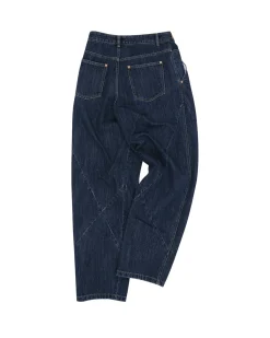 Andersson Bell Huge Boy Wide-Leg Jeans Apa646M(Blue)-Men Trousers