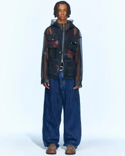 Andersson Bell Huge Boy Wide-Leg Jeans Apa646M(Blue)-Men Trousers