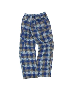 Andersson Bell Kenley Check Beach Pants Apa593M(Blue)-Men Trousers