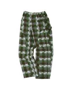 Andersson Bell Kenley Check Beach Pants Apa593M(Green)-Men Trousers