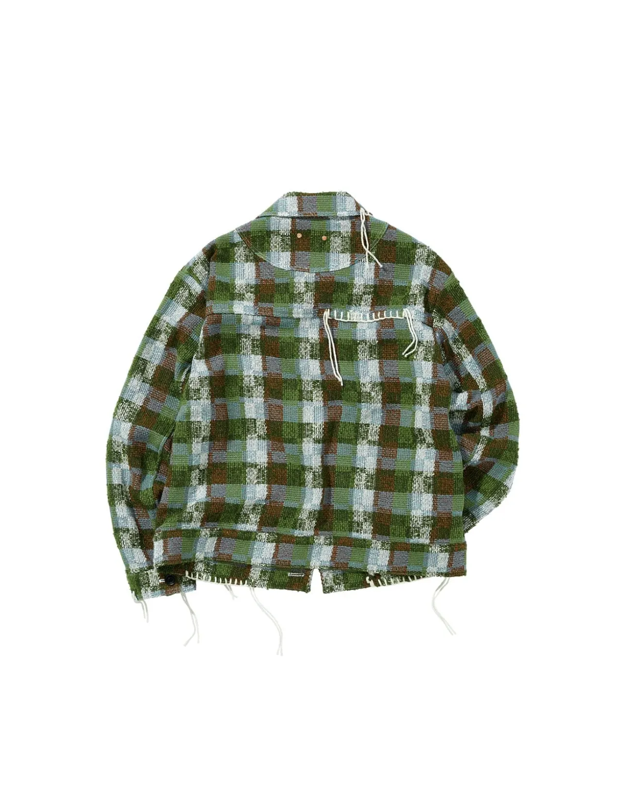 Andersson Bell Kenley Check Work Jacket Awa513M(Green)-Men Outerwear