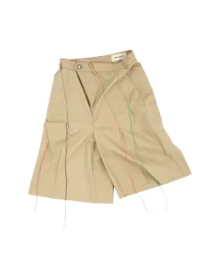 Andersson Bell Lizzy Pin Tuck Culotte Trousers Apa637W(Sand)-Women Trousers