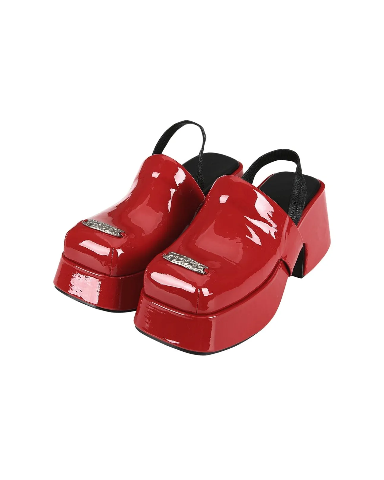 Andersson Bell Lolanta Square Toe Loafer Sandal Aaa337W(Red)-Women Shoes