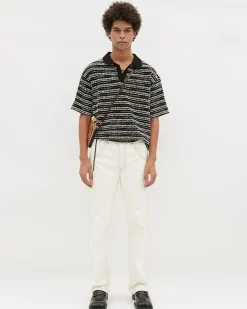 Andersson Bell Macist Beach Pants Apa529M(Ivory)-Men Trousers