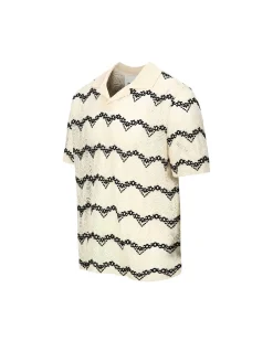 Andersson Bell Majorca Sheer Collar Knit Atb963M(Beige)-Men Knitwear
