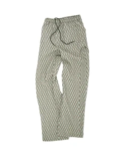Andersson Bell Makeni Jacquard Track Pants Apa590M(Beige)-Men Trousers