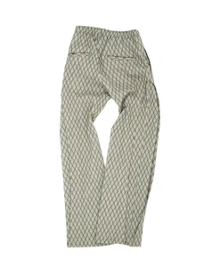 Andersson Bell Makeni Jacquard Track Pants Apa590M(Beige)-Men Trousers