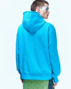 Andersson Bell (Men) (Essential) Unisex New Ab Logo Embroidery Hoodie Atb898U(Blue)-Men Sweatshirts