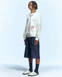 Andersson Bell (Men) (Essential) Unisex Shine Mushroom Sweatshirts Atb972U(Ivory)-Men Sweatshirts