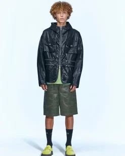 Andersson Bell Milano Hooded Jacket Awa531M(Black)-Men Outerwear