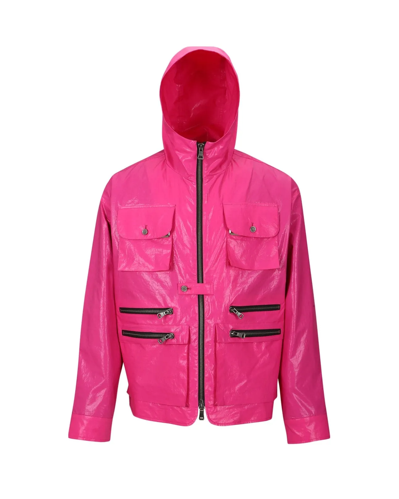 Andersson Bell Milano Hooded Jacket Awa531M(Pink)-Men Outerwear