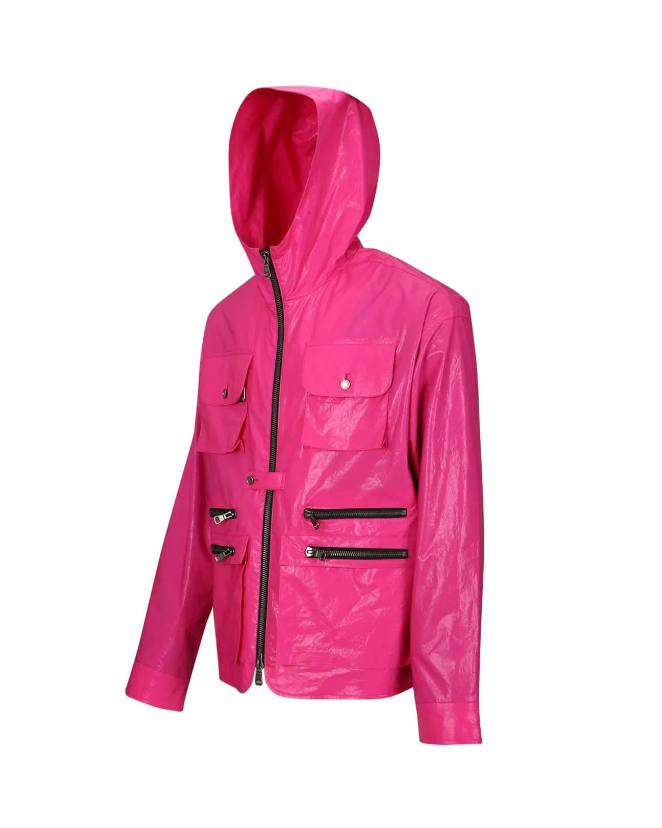 Andersson Bell Milano Hooded Jacket Awa531M(Pink)-Men Outerwear