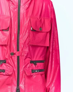 Andersson Bell Milano Hooded Jacket Awa531M(Pink)-Men Outerwear