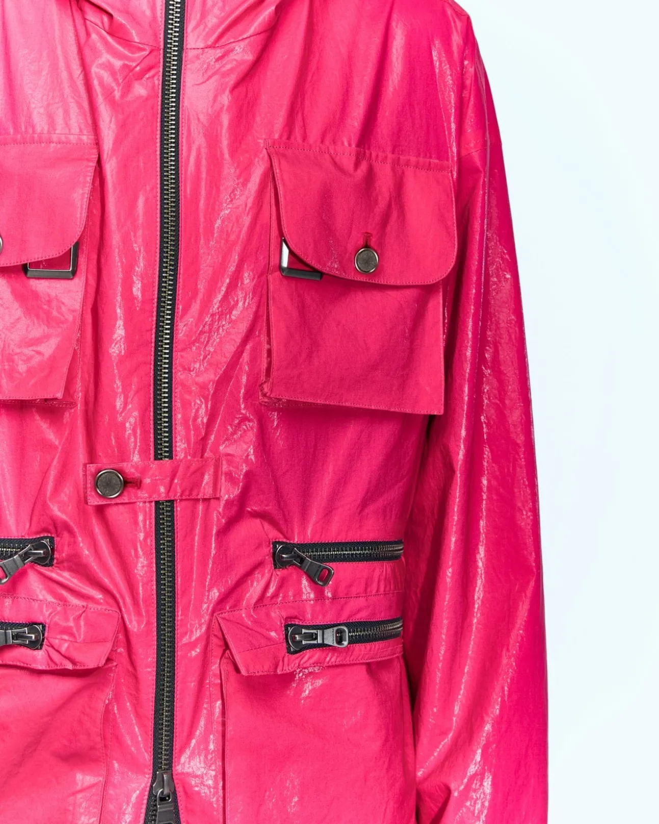 Andersson Bell Milano Hooded Jacket Awa531M(Pink)-Men Outerwear