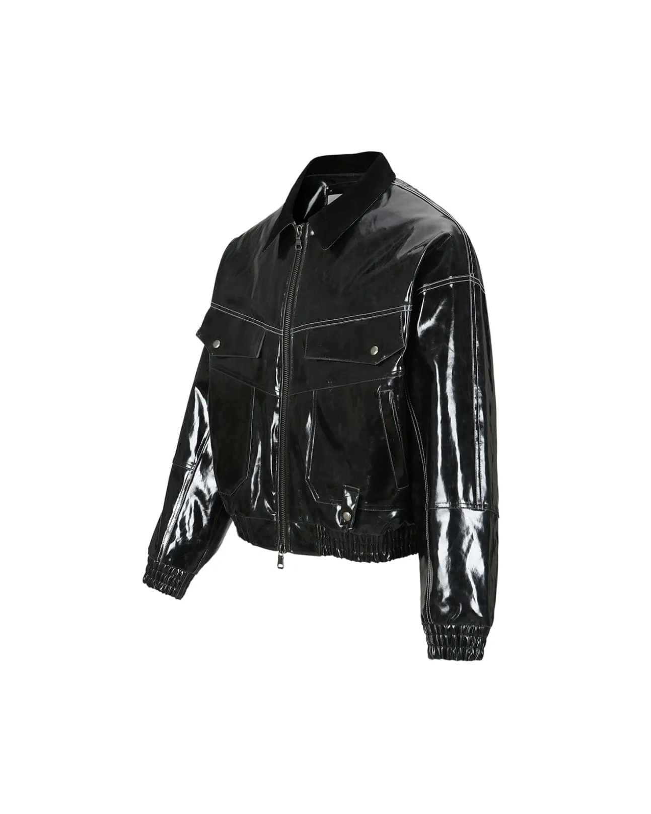 Andersson Bell Ortega 23 Bomber Jacket Awa506M(Black)-Men Outerwear