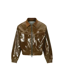 Andersson Bell Ortega 23 Bomber Jacket Awa506M(Brown)-Men Outerwear