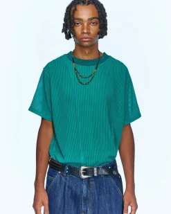 Andersson Bell Paka Summer Knit Atb962M(Green)-Men Knitwear