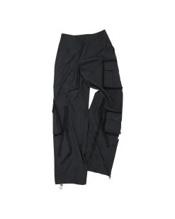 Andersson Bell Pin Stripe Tailored Cargo Pants Apa630W(Charcoal)-Women Trousers