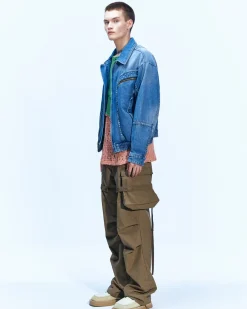 Andersson Bell Pointe Denim Blouson Jacket Awa511M(Blue)-Men Outerwear