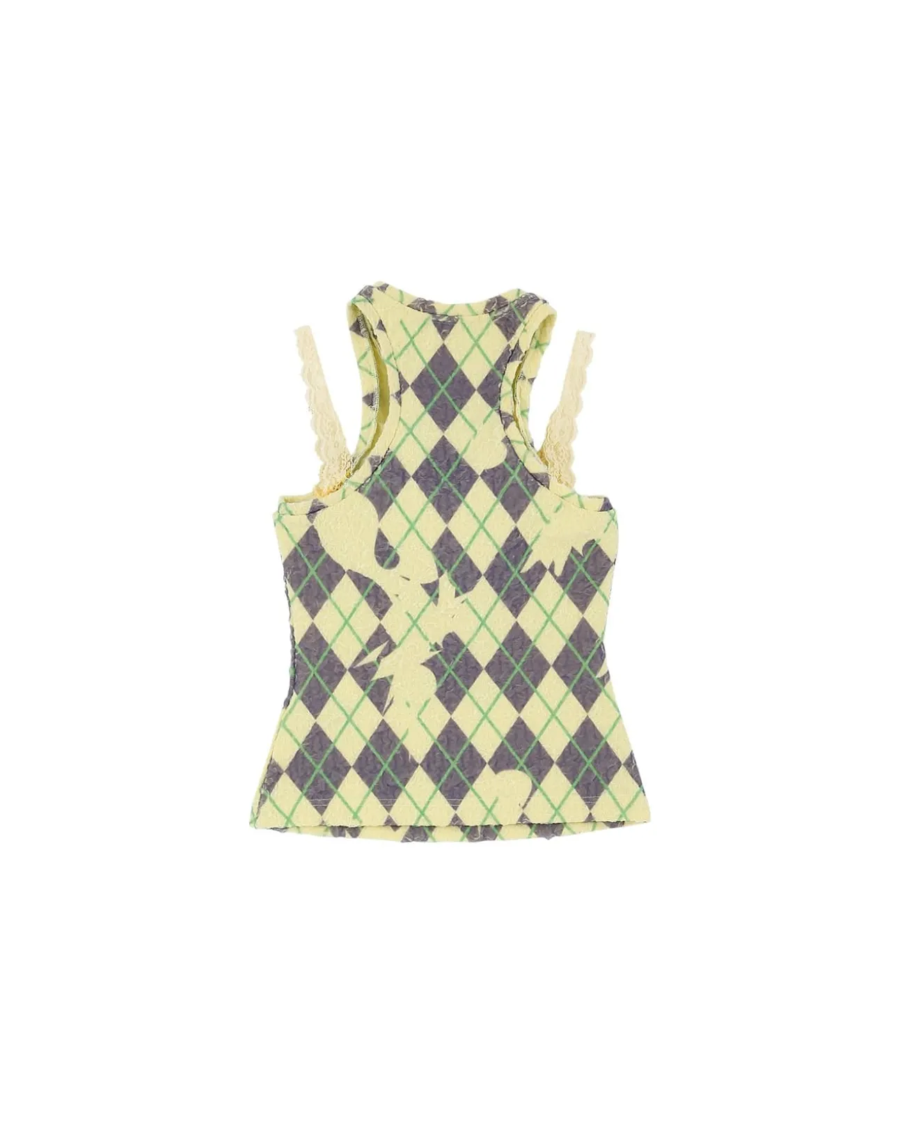 Andersson Bell Puffy Heart Saver Sleeveless Top Atb932W(Lemon)-Women Tops