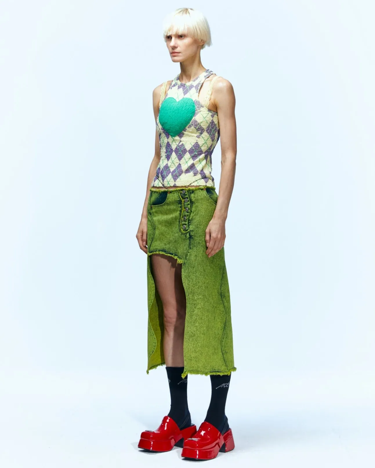 Andersson Bell Puffy Heart Saver Sleeveless Top Atb932W(Lemon)-Women Tops