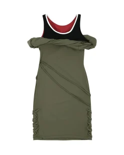 Andersson Bell Rami Soccer Jersey Dress Atb927W(Khaki)-Women Dresses