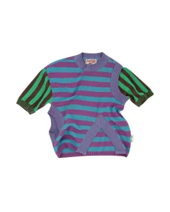 Andersson Bell Sandy Deconstruct Knit Top Atb943W(Multi)-Women Tops
