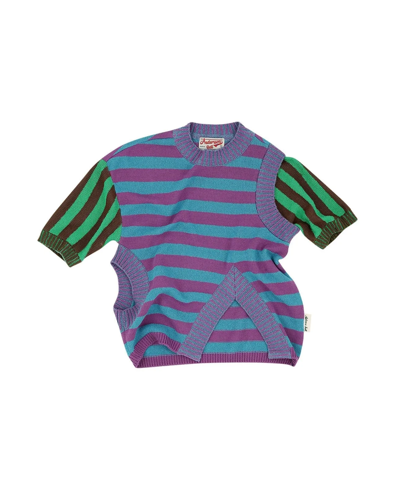 Andersson Bell Sandy Deconstruct Knit Top Atb943W(Multi)-Women Tops
