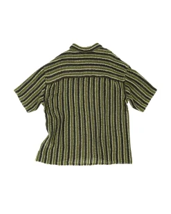 Andersson Bell Sheer Knit Open Collar Shirts Atb844M(Green)-Men Shirts