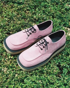 Andersson Bell Square Matine 23 Derby Shoes Aaa327M(Pink)-Men Shoes
