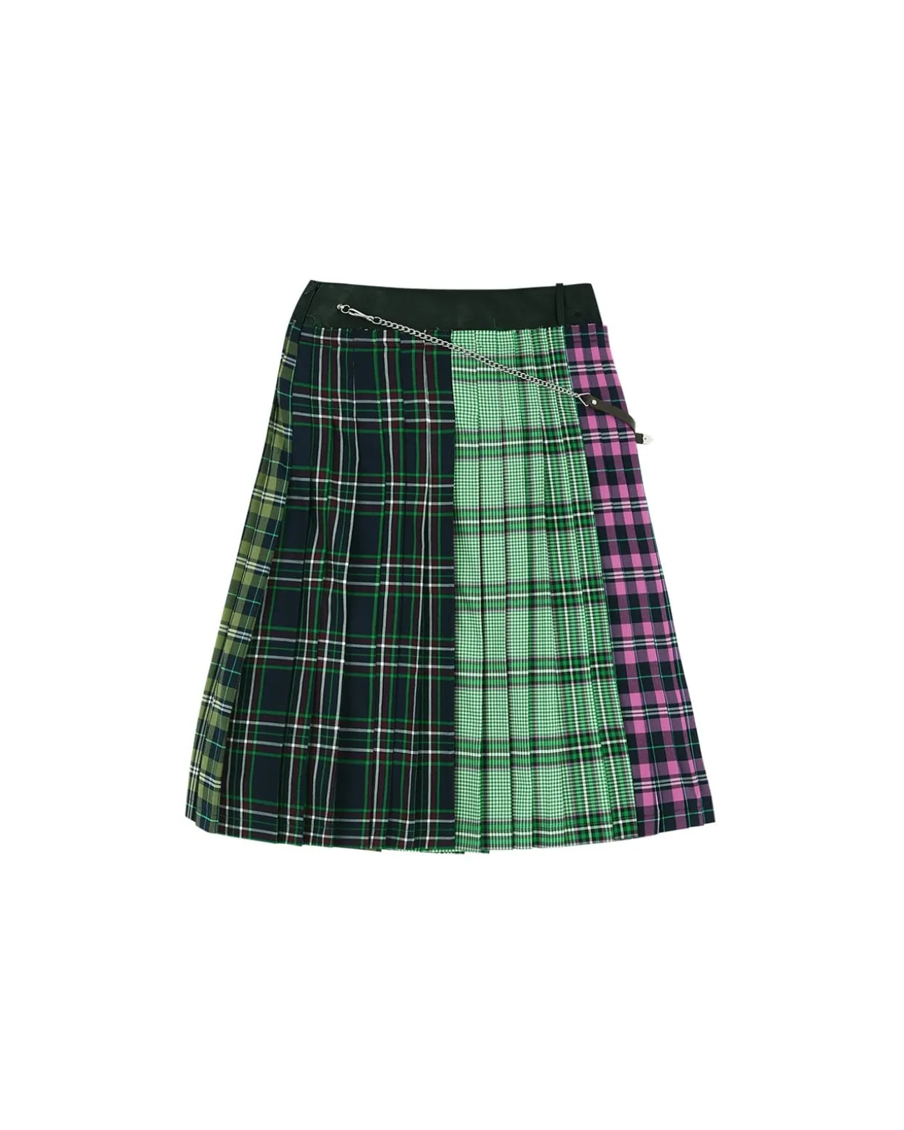 Andersson Bell Taga Check Pleats Skirt Apa601W(Multi)-Women Skirts