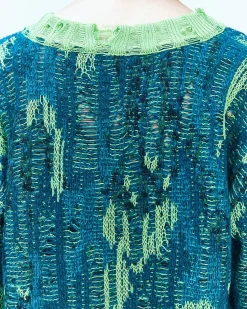 Andersson Bell Theydon Spider V-Neck Sweater Atb861M(Multi)-Men Knitwear