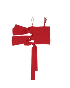 Andersson Bell Tori Tying Knit Top Atb931W(Red)-Women Tops