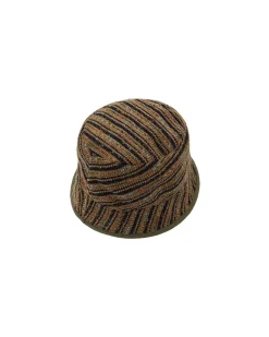 Andersson Bell Unisex Benner Reversible Bucket Hat Aaa301U(Khaki)-Women Hats