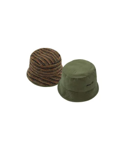 Andersson Bell Unisex Benner Reversible Bucket Hat Aaa301U(Khaki)-Women Hats