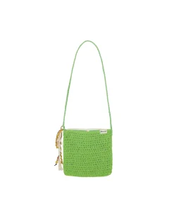 Andersson Bell Unisex Hand Crochet Square Bag Aaa303U(Green)-Women Bags
