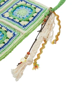 Andersson Bell Unisex Hand Crochet Square Bag Aaa303U(Green)-Women Bags