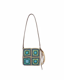 Andersson Bell Unisex Hand Crochet Square Bag Aaa303U(Brown)-Women Bags