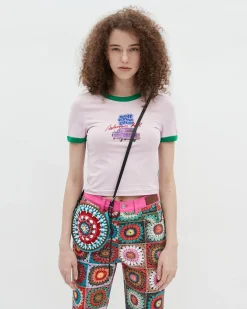 Andersson Bell Unisex Hand Crochet Tambourine Bag Aaa302U(Blue/Red)-Women Bags