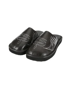 Andersson Bell Western Mule Slippers Aaa338M(Black)-Men Shoes