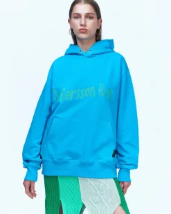 Andersson Bell (Women) (Essential) Unisex New Ab Logo Embroidery Hoodie Atb898U(Blue)-Women Sweatshirts