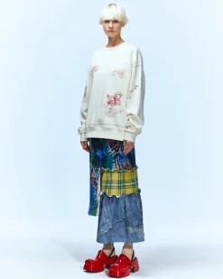 Andersson Bell (Women) (Essential) Unisex Shine Mushroom Sweatshirts Atb972U(Ivory)-Women Sweatshirts