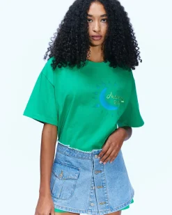 Andersson Bell (Women) (Essential) Unisex Sunny T-Shirts Atb901U(Green)-Women Tops